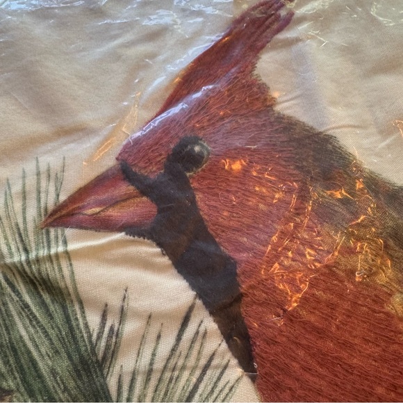 Detailed new winter cardinal pottery barn pillow cover - Picture 7 of 7